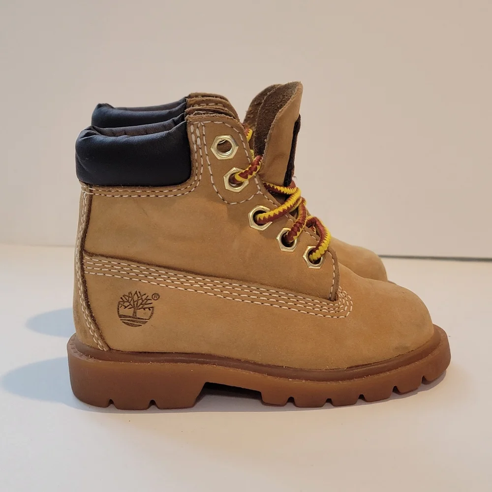 Timberland Premium 6in boots for Toddler Size 5 infant waterproof hike w…